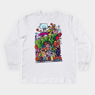 basket Kids Long Sleeve T-Shirt